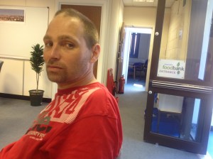 Kevin Jobbins, who's living on £7 a fortnight for food, following a benefit sanction