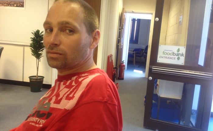 Kevin sanctioned on Work Programme and now begging for food